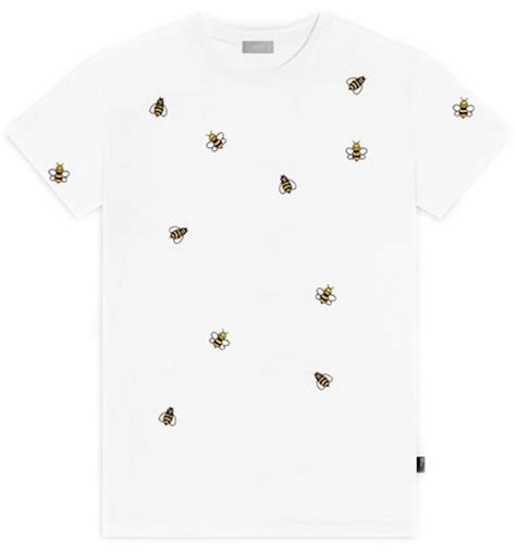 dior t shirt mens bee|Dior bee shirt poplin.